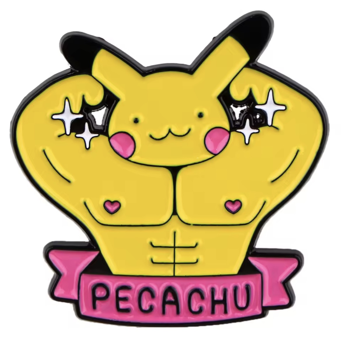 Pikachu Buff Pin
