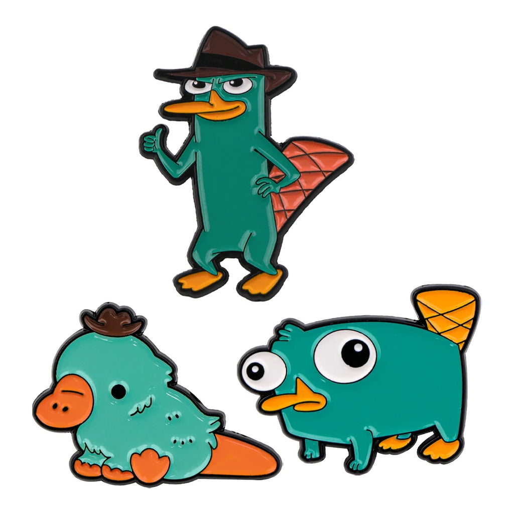 Perry the Platypus Pins