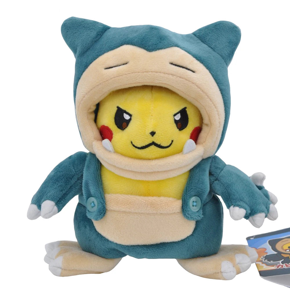 Pokémon Pikachu Snorlax Cosplay Plush