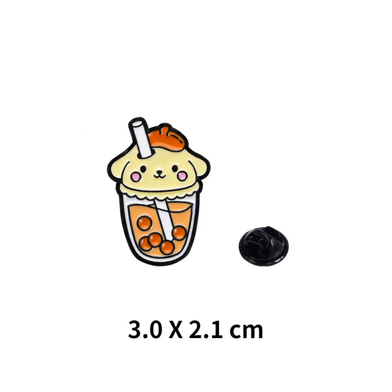 Sanrio Boba Tea Pins