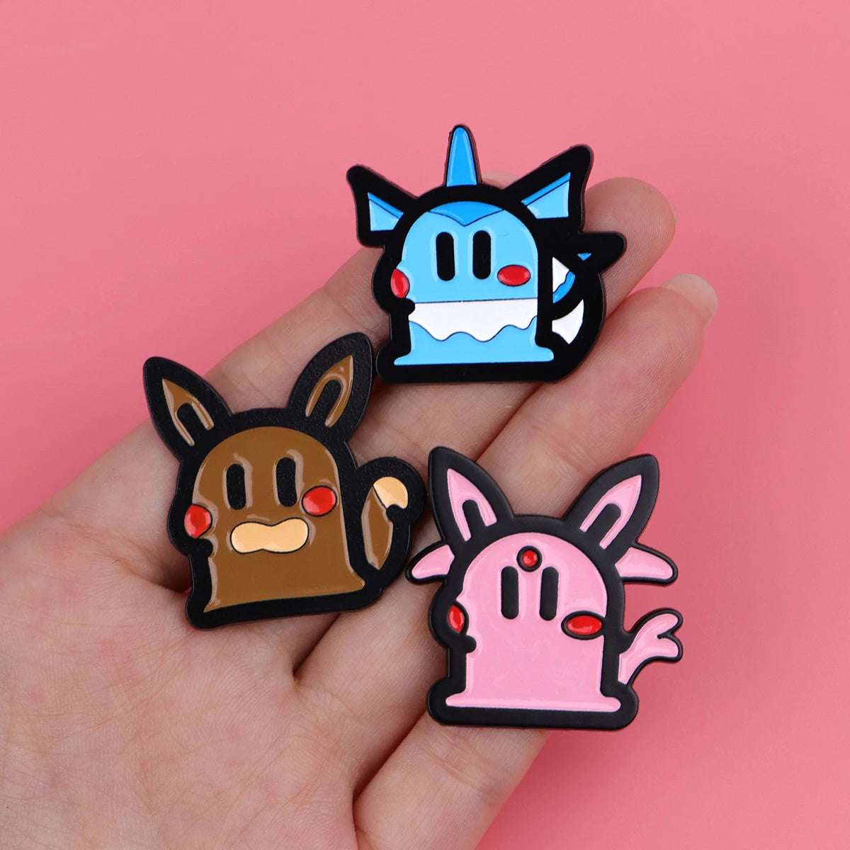 9pcs Pokémon Toon Pins Set