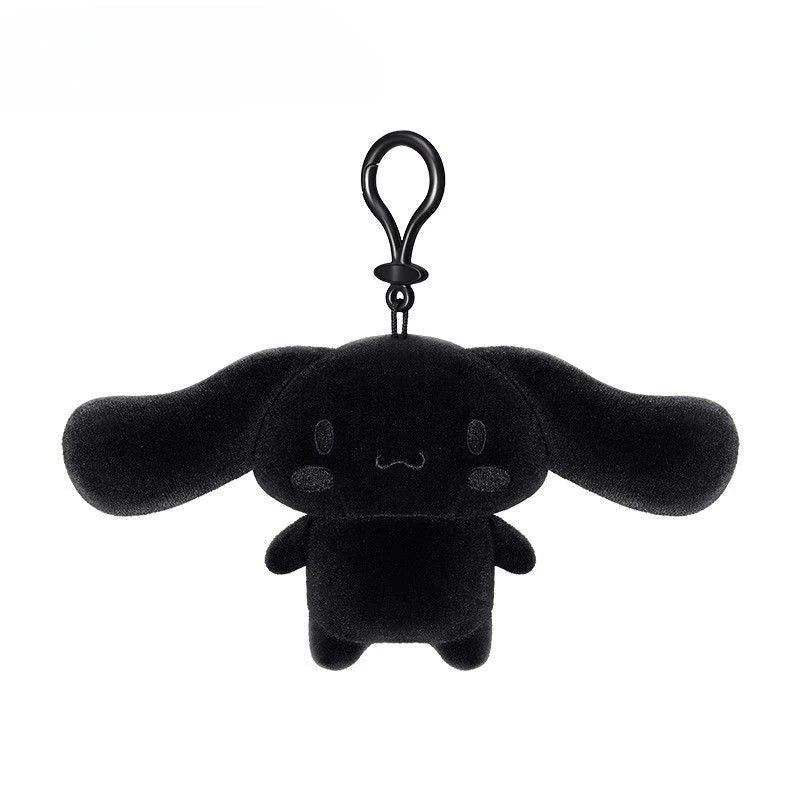 Black Out Cinnamoroll Plush Keychain