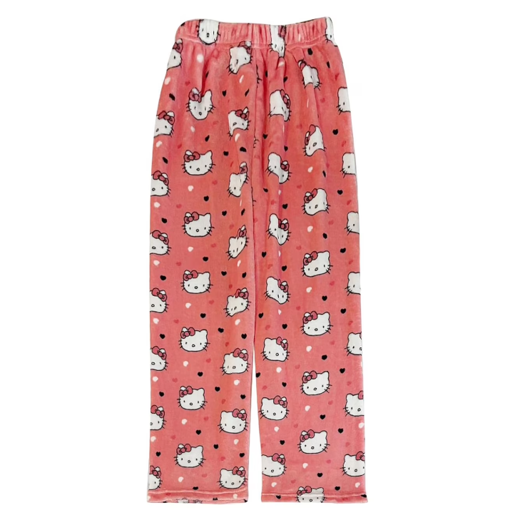 Hello Kitty Pajama Pants Peach