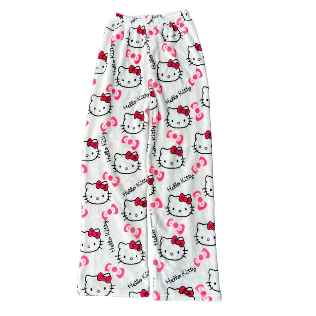 Hello Kitty Pajama Pants White