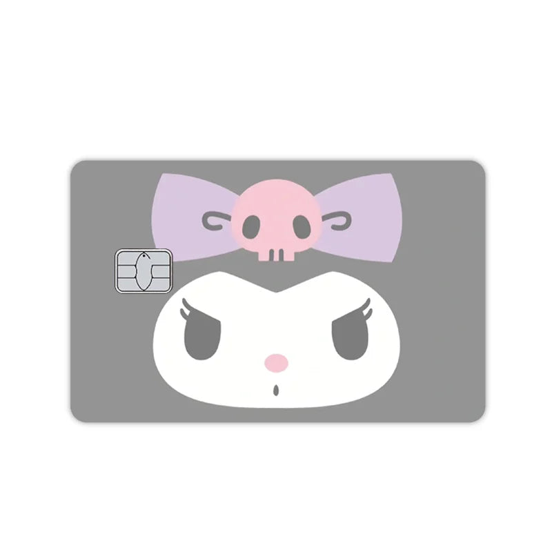 Gray Kuromi Credit Card Skin