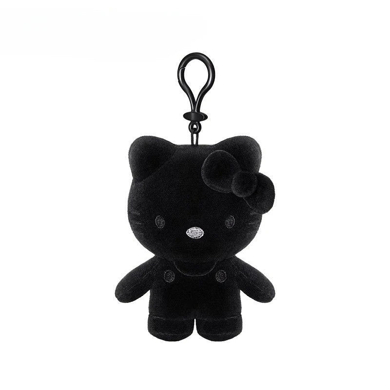 Black Out Hello Kitty Plush Keychain